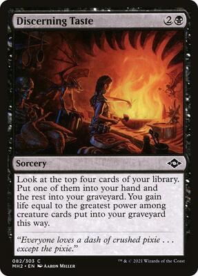 Discerning Taste card from Modern Horizons 2