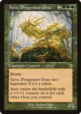 Aeve, Progenitor Ooze (Retro Frame) card from Modern Horizons 2