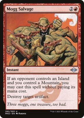 Mogg Salvage card from Modern Horizons 2