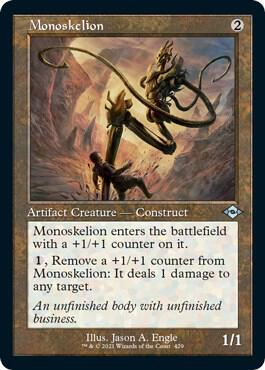 Monoskelion (Retro Frame) (Foil Etched) card from Modern Horizons 2