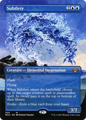 Subtlety (Borderless) card from Modern Horizons 2