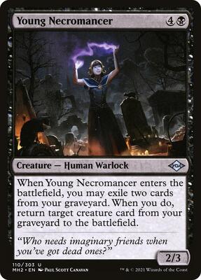 Young Necromancer card from Modern Horizons 2