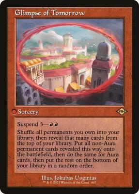Glimpse of Tomorrow (Retro Frame) card from Modern Horizons 2