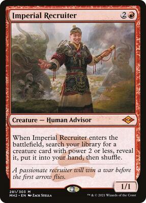 Imperial Recruiter card from Modern Horizons 2