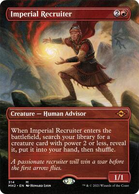 Imperial Recruiter (Borderless) card from Modern Horizons 2