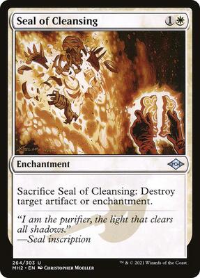 Seal of Cleansing card from Modern Horizons 2