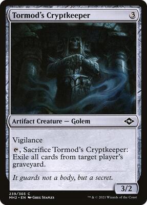 Tormod's Cryptkeeper card from Modern Horizons 2
