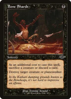Bone Shards (Retro Frame) card from Modern Horizons 2