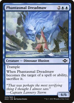 Phantasmal Dreadmaw card from Modern Horizons 2