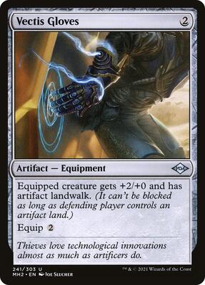Vectis Gloves card from Modern Horizons 2
