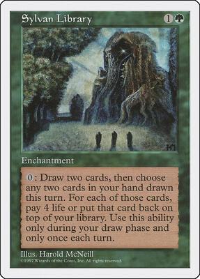 Sylvan Library card from Fifth Edition