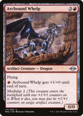 Arcbound Whelp card from Modern Horizons 2