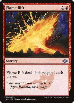 Flame Rift card from Modern Horizons 2