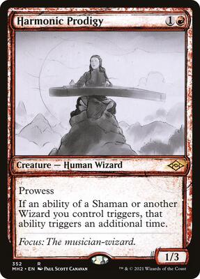 Harmonic Prodigy (Showcase) card from Modern Horizons 2