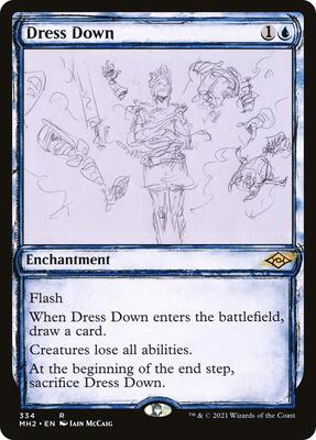 Dress Down (Showcase) card from Modern Horizons 2