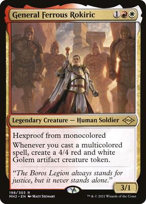 General Ferrous Rokiric card from Modern Horizons 2
