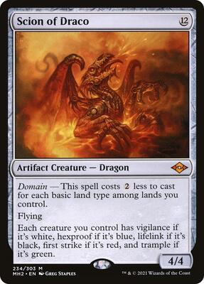 Scion of Draco card from Modern Horizons 2