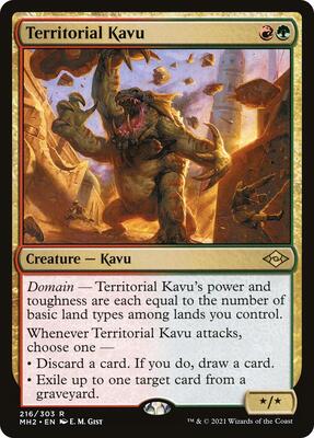 Territorial Kavu card from Modern Horizons 2