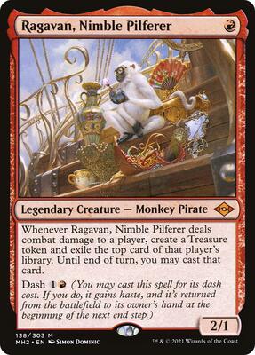 Ragavan, Nimble Pilferer card from Modern Horizons 2