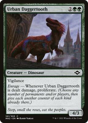 Urban Daggertooth card from Modern Horizons 2