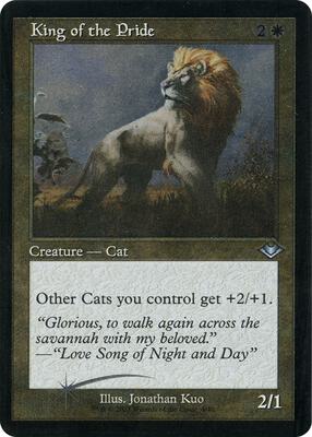 King of the Pride (Retro Frame) (Foil Etched) card from Modern Horizons
