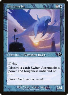 Aeromoeba (Retro Frame) card from Modern Horizons 2