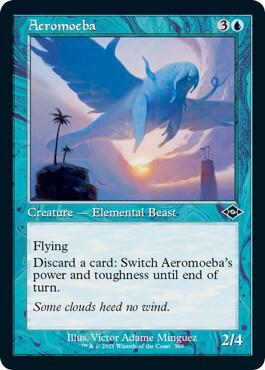 Aeromoeba (Retro Frame) (Foil Etched) card from Modern Horizons 2
