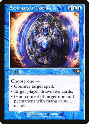 Archmage's Charm (Retro Frame) card from Modern Horizons