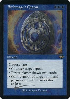Archmage's Charm (Retro Frame) (Foil Etched) card from Modern Horizons