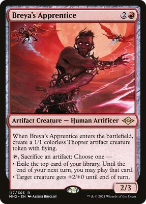 Breya's Apprentice card from Modern Horizons 2