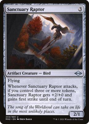 Sanctuary Raptor card from Modern Horizons 2