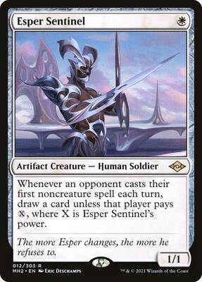 Esper Sentinel card from Modern Horizons 2