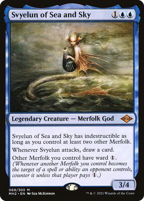 Svyelun of Sea and Sky card from Modern Horizons 2