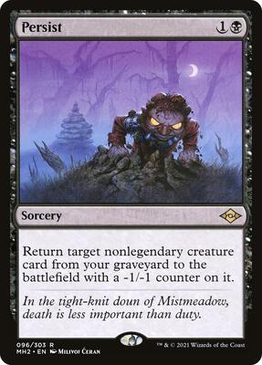 Persist card from Modern Horizons 2