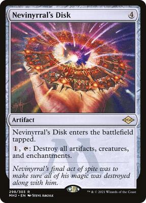 Nevinyrral's Disk card from Modern Horizons 2