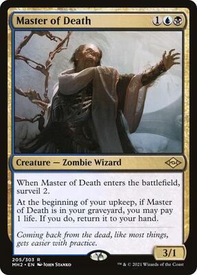 Master of Death card from Modern Horizons 2