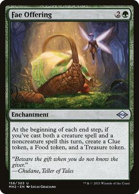 Fae Offering card from Modern Horizons 2
