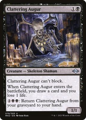 Clattering Augur card from Modern Horizons 2