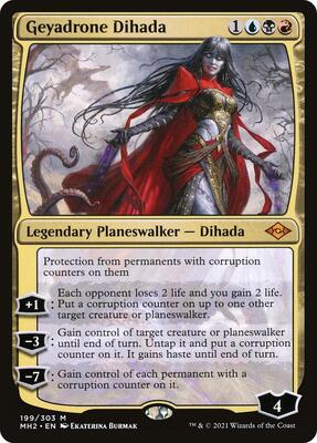 Geyadrone Dihada card from Modern Horizons 2