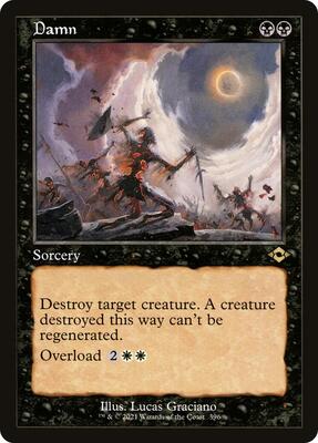 Damn (Retro Frame) card from Modern Horizons 2