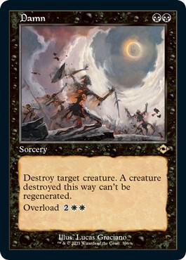 Damn (Retro Frame) (Foil Etched) card from Modern Horizons 2