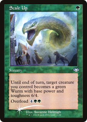 Scale Up (Retro Frame) card from Modern Horizons