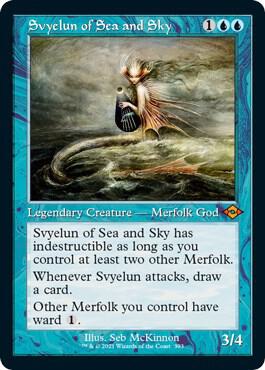 Svyelun of Sea and Sky (Retro Frame) (Foil Etched) card from Modern Horizons 2
