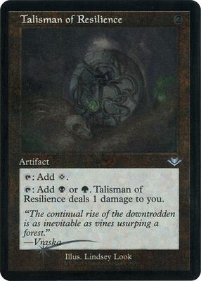 Talisman of Resilience (Retro Frame) (Foil Etched) card from Modern Horizons