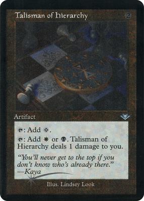 Talisman of Hierarchy (Retro Frame) (Foil Etched) card from Modern Horizons