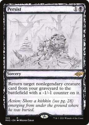 Persist (Showcase) card from Modern Horizons 2