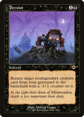 Persist (Retro Frame) card from Modern Horizons 2