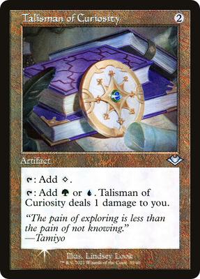 Talisman of Curiosity (Retro Frame) card from Modern Horizons