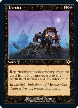 Persist (Retro Frame) (Foil Etched) card from Modern Horizons 2