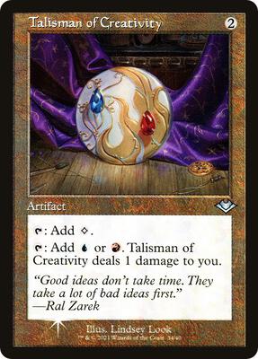 Talisman of Creativity (Retro Frame) card from Modern Horizons